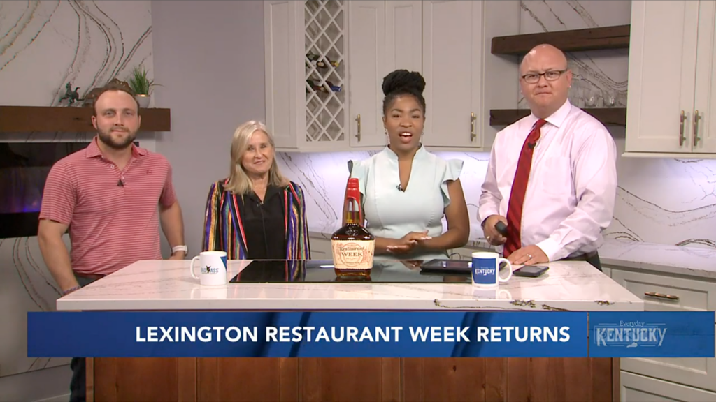 WKYT Connie Jo Miller, Chaz Fister Lexington Restaurant Week on