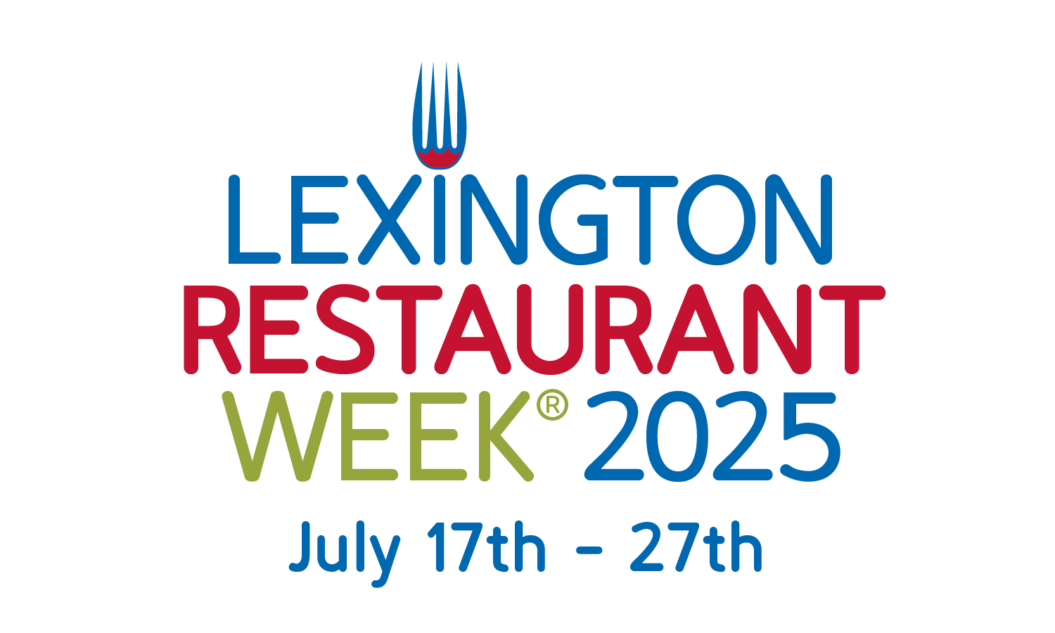 Lexington Restaurant Week 2025 Color Logo