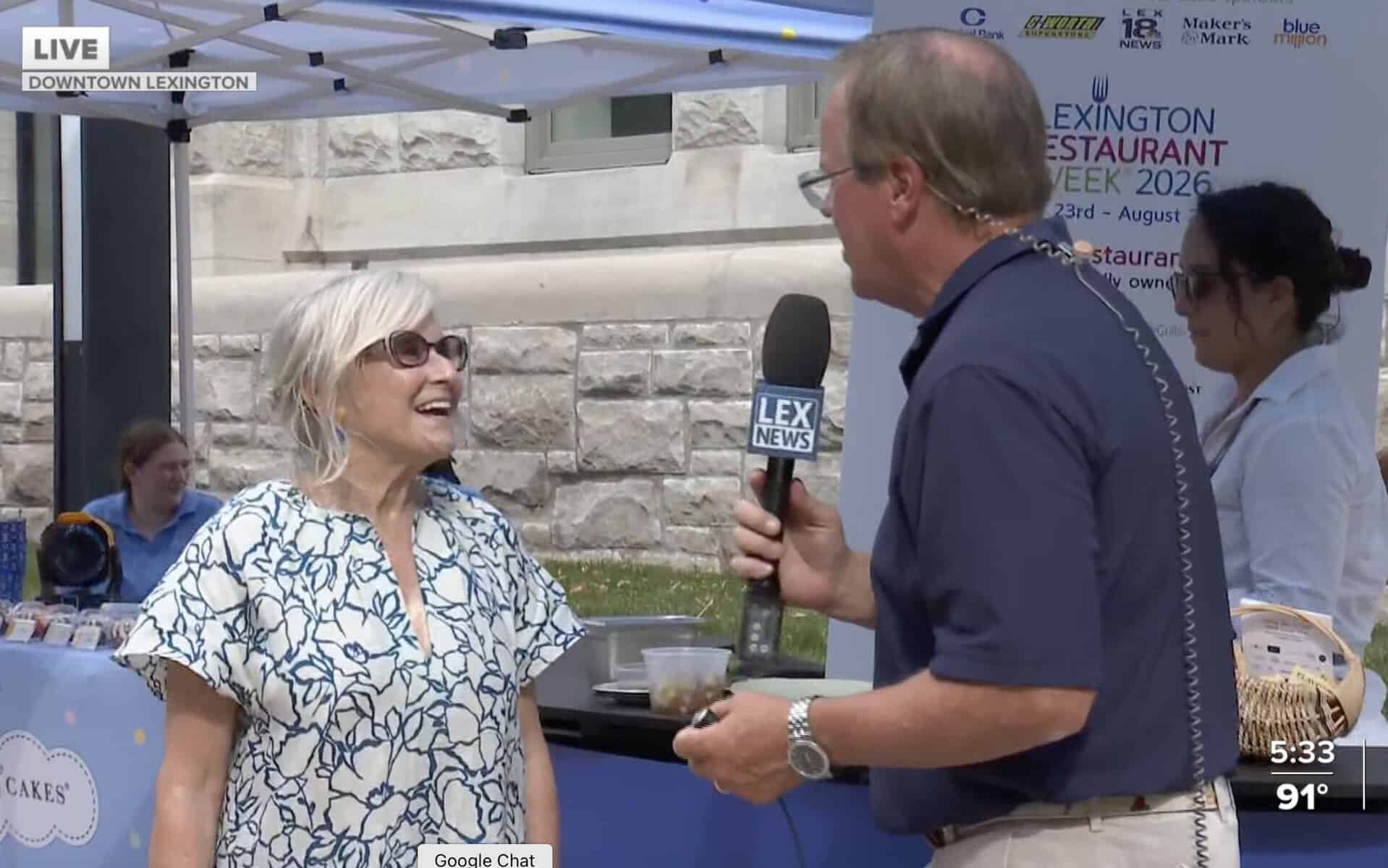 Lexington Restaurant Week Creator Connie Jo Miller with Bill Meck 6 CJTNL