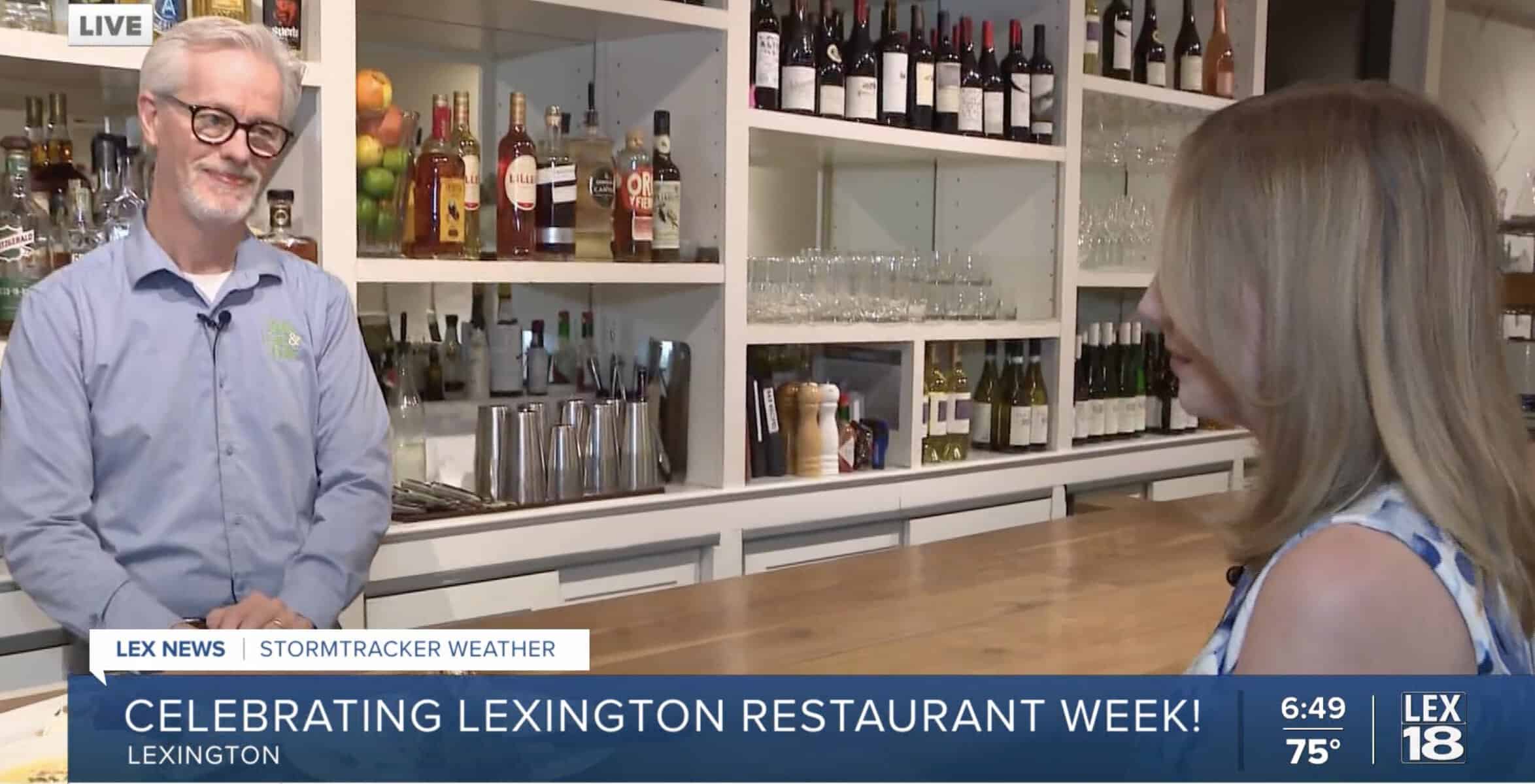 Bella Cafe's Jim Monast LEX News Sunrise for Lexington Restaurant Week 1 Jim Monast Bella Cafe